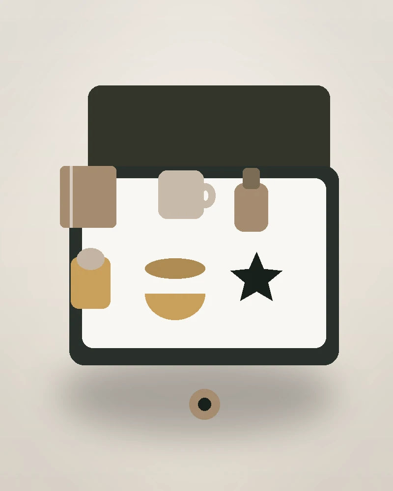 Concept presentation of The Organised Life Pack by InThatPack